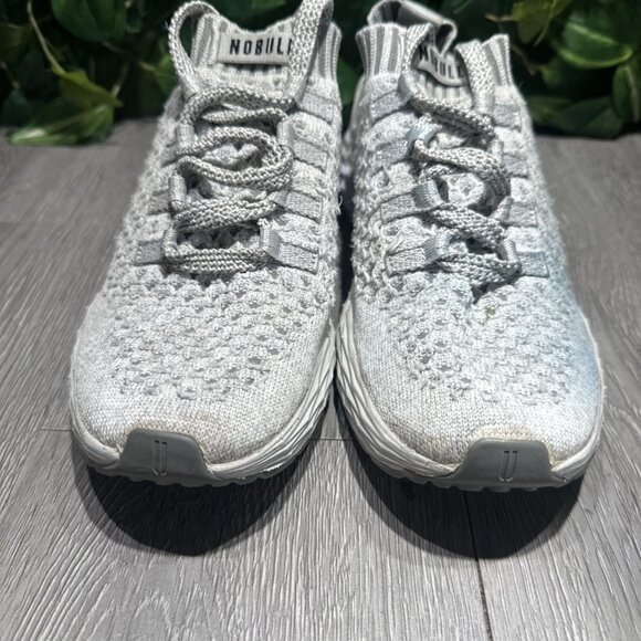 Nobull Unisex Knit Runner Gray Running Shoes Sneakers Size M 6 W 7.5 main image 8